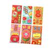6Pcs Chinese Style 2026 Horse Year Red Envelope Paper Lucky Money Bag Red Pocket  Birthday Gift