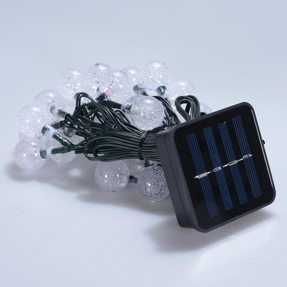 6.5M 30LED Solar-powered Bubble String Lights Night Light Garden Home Party Bar Decoration
