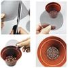 5pcs Breathable Flower Pot Mesh Pad Insect Proof Bonsai Grid Mat Flower Pot Gasket  Garden