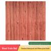 Wood Grain 3D Anti-Collision Self-Adhesive Wallpaper - Waterproof, Washable, Faux Wood Design for Bedroom Walls.