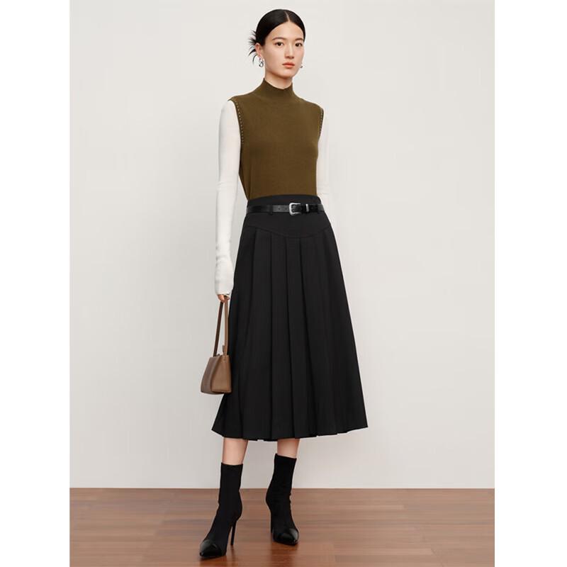 Jiu Zi Anna Kou Women's Sophisticated Casual Long-Sleeve Knit Sweater