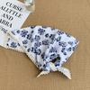 Headscarf Summer women's pastoral floral cotton and linen small square scarf small fresh high-grade lace headband silk scarf scarf
