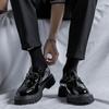 Fashion High quality thick soled shoes Male Casual Men Shoes Comfortable Formal Loafer Business Office Formal Dress Shoes 38-44