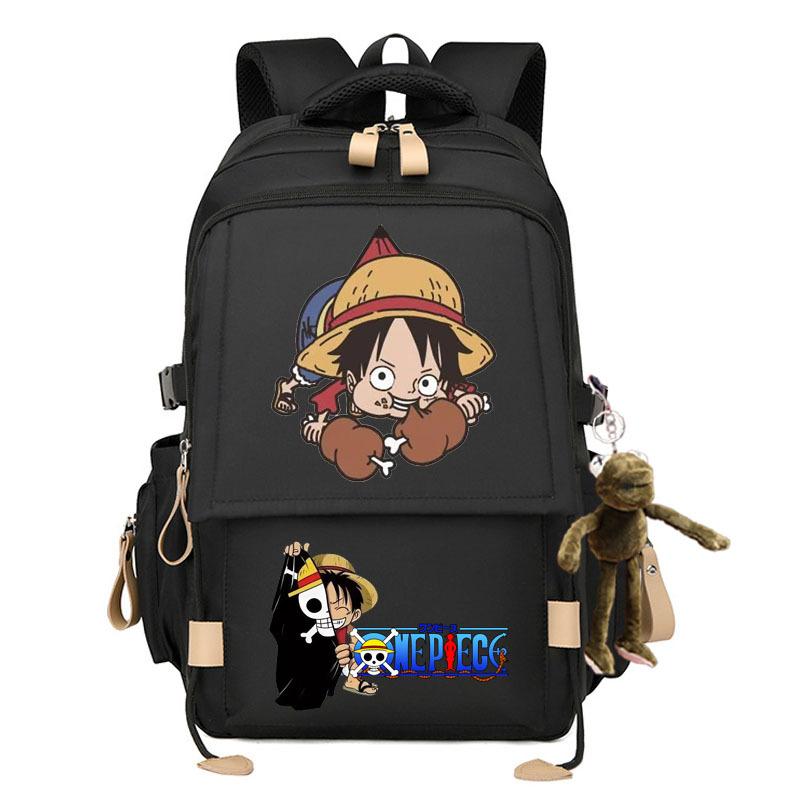 Zaino elegante di grande capacità a tema One Piece per studenti. 7529