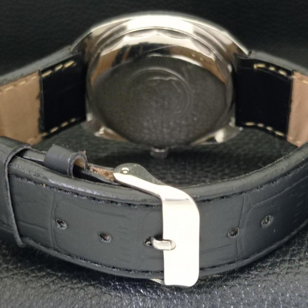 USED MENS ENICAR AUTOMATIC 167 SWISS TURQUOISE BLUE DIAL WATCH A432174-2