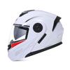 Full Face Motorcycle Helmet With Dual Visors Flip-Up Design Men Women All Season Riding