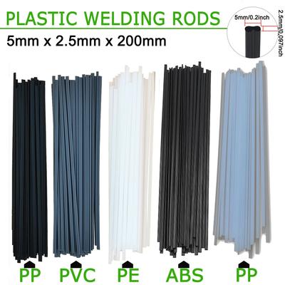 20/50/100Pcs Plastic Welding Rods Set 20cm PP/PE/PVC/ABS Polypropylene Welding Sticks Car Bumper Repair Tools For Plastic Welder