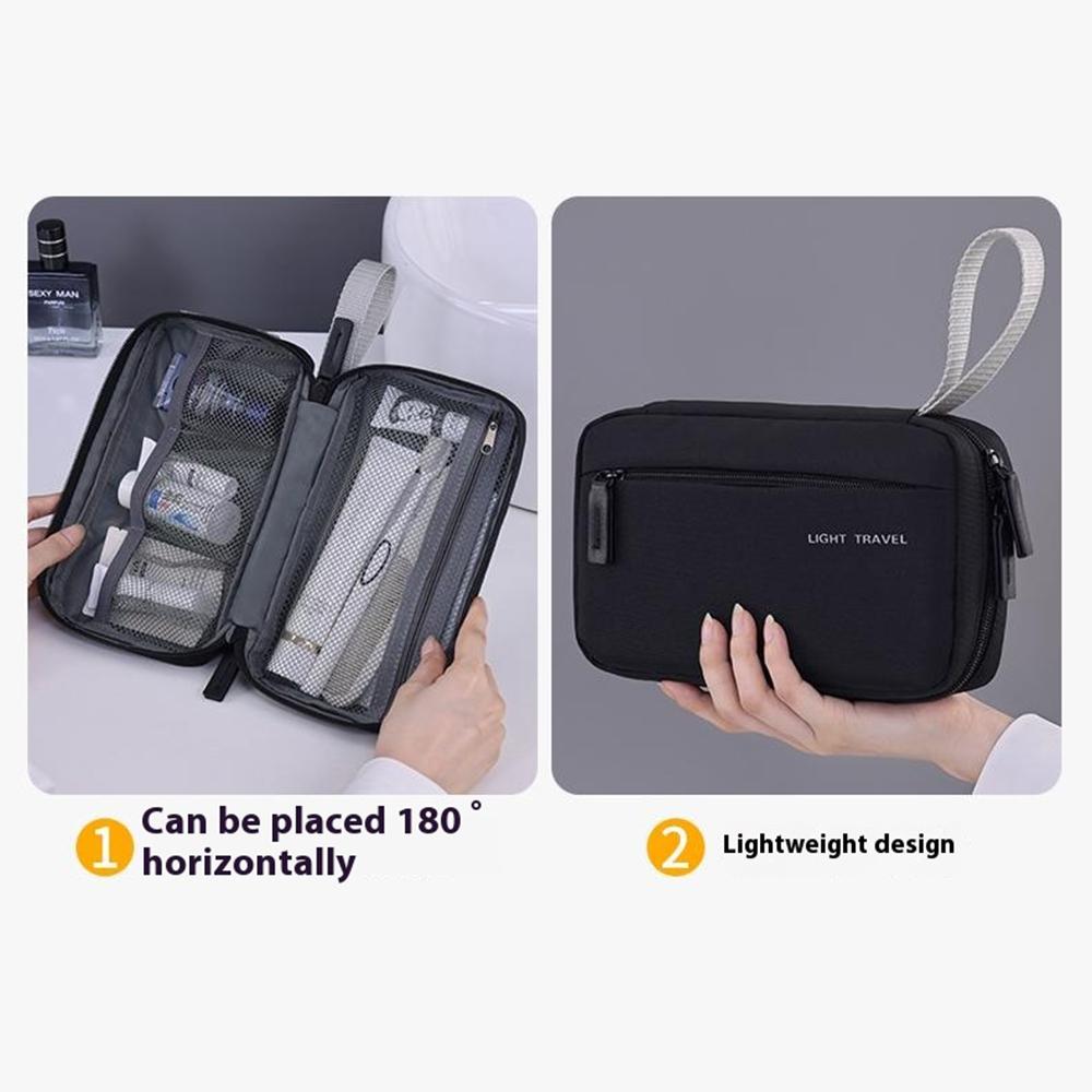 4038 For Men Portable Travel Toiletry Bag Oxford Cloth Waterproof Foldable Cosmetic Organizer,Size S