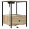 Nightstand Sonoma Oak 42 X 41 X 56 Cm Engineered Wood