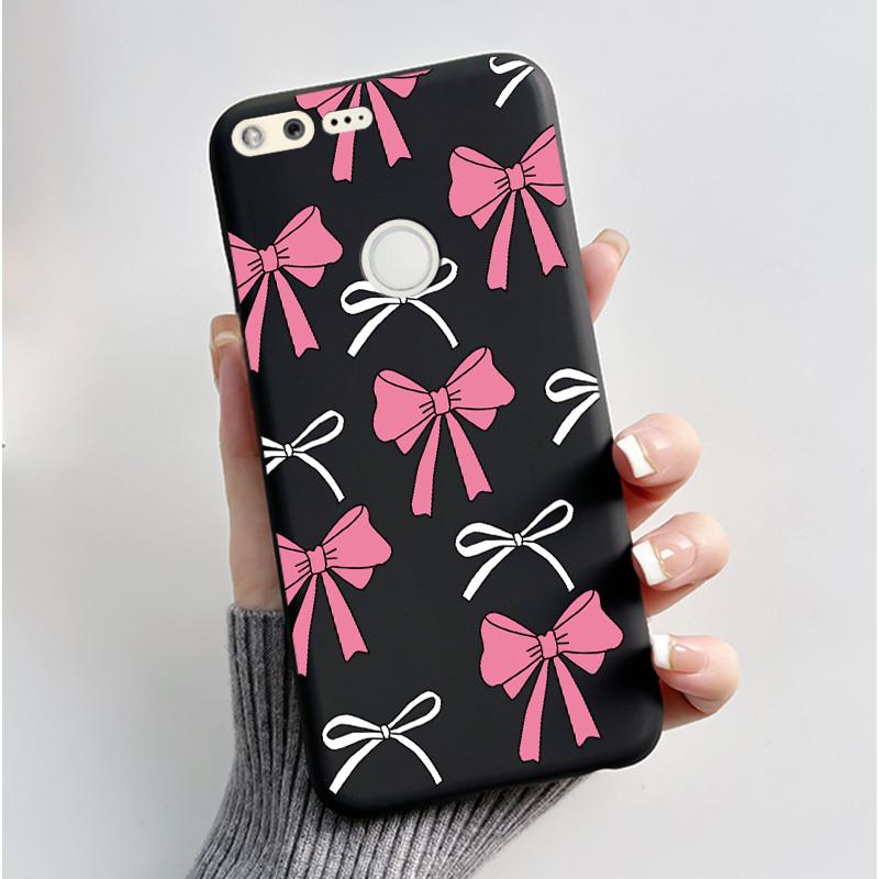 Luxury Cute Love Rabbit Cartoon Funny Case For Google Pixel XL Pixel1 1 XL Black Silicone Soft Phone Case Protective Back Cover