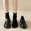 Platform Children's Small Leather Shoes Spring New One-pedal Soft-soled Mary Jane Single Shoes