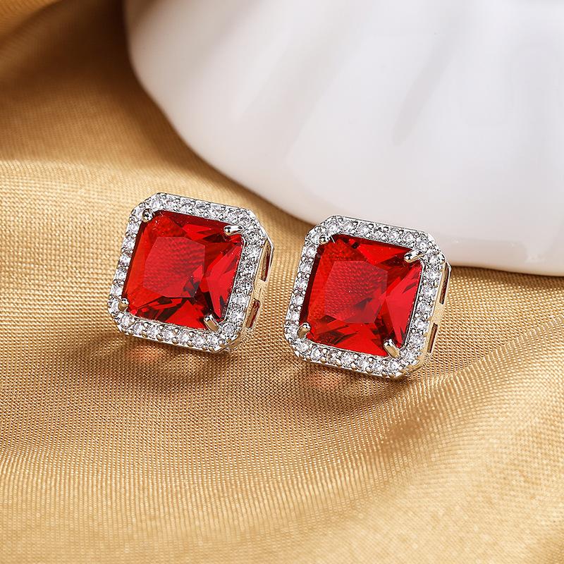 Lindon Damen-Ohrringe aus Kupferlegierung, Zirkon, Tropfenohrringe für Frauen, Hochzeit, Party, Geschenke