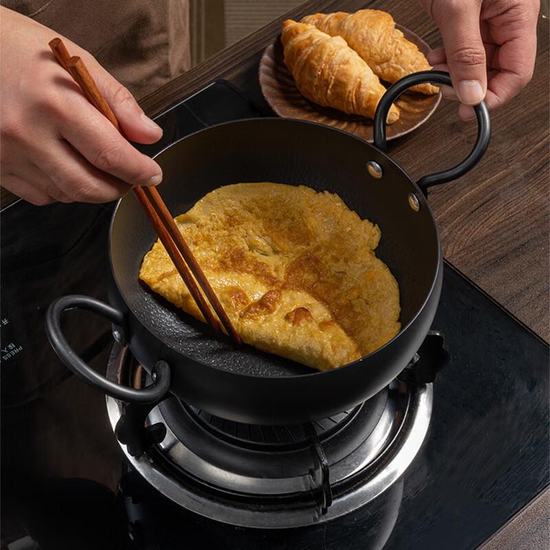 Zhi Shi Non-stick Iron Soup Pot & Wok with Fir Wood Lid