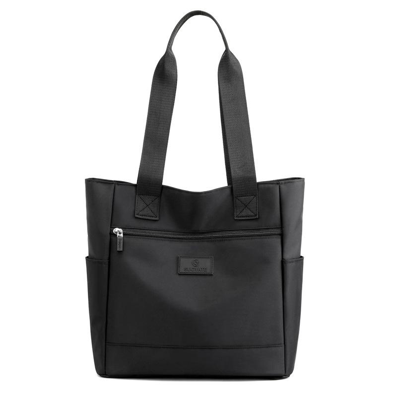 Сумка женская большая вместительная сумка-тоут брызгозащитная нейлоновая ткань дорожная наплечная сумка-саквояж женская в стиле ретро европейско-американская