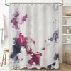Minimalist Bath Shower Curtain with Geometric Design Elegant Pastel Colors Room Decoration for Modern Bathroom Decorations