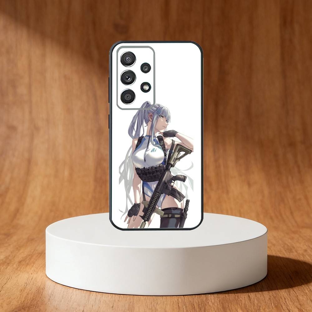 Guns HK-416 Phone Case For Samsung S25,S24,S21,S22,S23,S30,Ultra,S20,Plus,Fe,Note,10,9,5G Black Cover