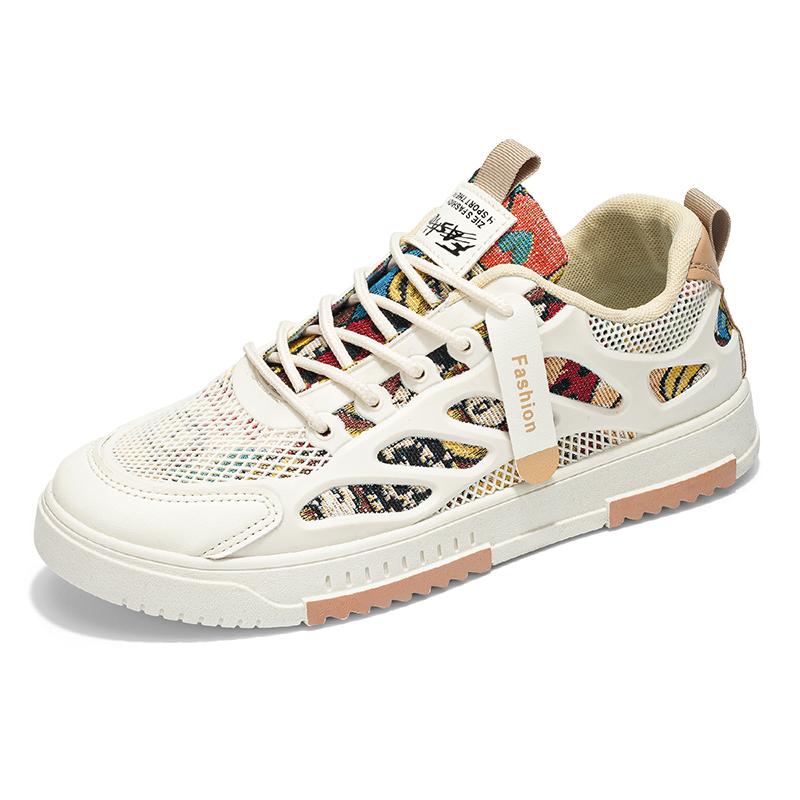 Letní prodyšné pánské boty deodorantní duté říční síťované boty pánské outdoorové boty pro volný čas pánské protiskluzové boty na prkno