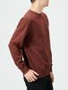 Long Round One Point Crew Neck M [Champion] Sweatshirt, Sleeve, Neck, Logo, Sweatshirt, C3-W001, Men's, Brown,