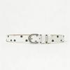 Leather Material Polka Dot Belt Polka Dot Pattern Retro Polka Belt Designer Leather Belt  For Women
