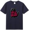 Illfirst Of All Im A Delight Funny Roaring Black Cat Graphic TShirt