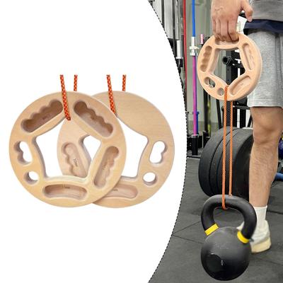 2x Agarradores Redondos Portáteis para Escalada Fortalecer Braços Treino da Parte Superior do Corpo Fingerboard Mão Pulso Antebraço