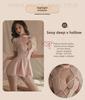 Manyan Sexy Lace Deep V Sweet Nurse Uniform Skirt Suit 9812