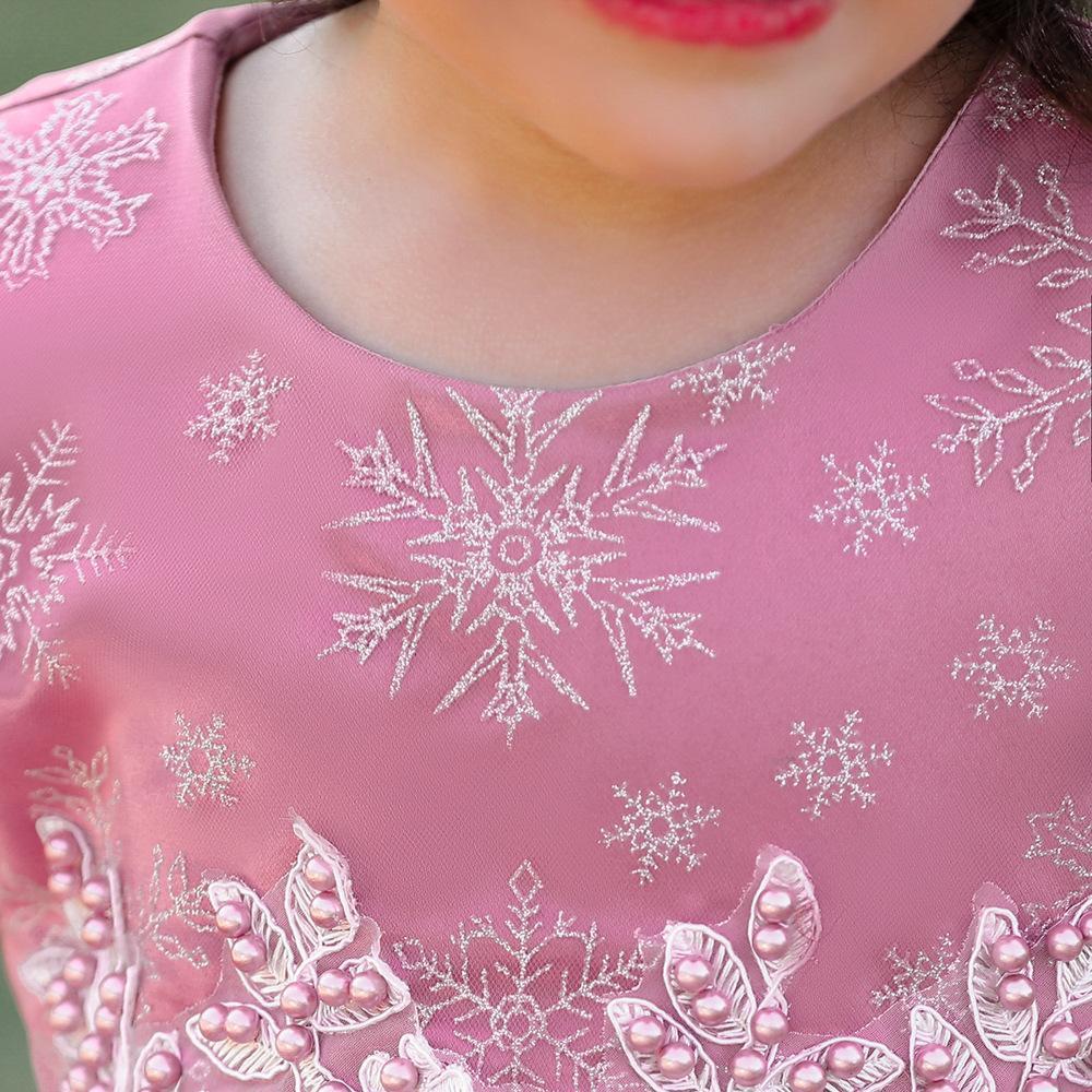 Dívčí Princezna Výšivka Dětská Květina Svatba Vánoční Party Tutu Šaty Teenager Děti Děti Elegantní šaty