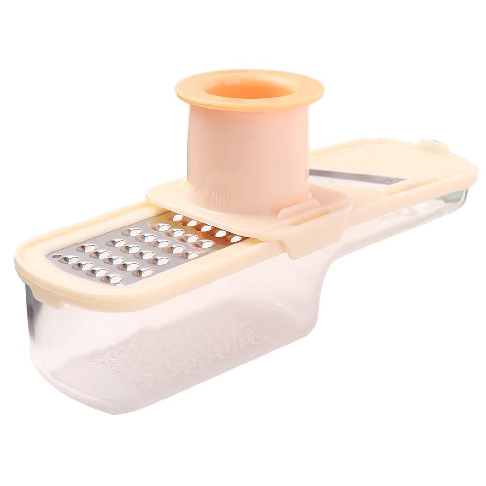 Precision Cutting Garlic Grinder 3 in 1 Garlic Slicing Machine Ginger Grinder  Food Preparation бежевый