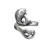 Accessories Ring Sewing Accessories Knitting Loop Crochet Ring Peacock Fish Phoenix Thimble Ring