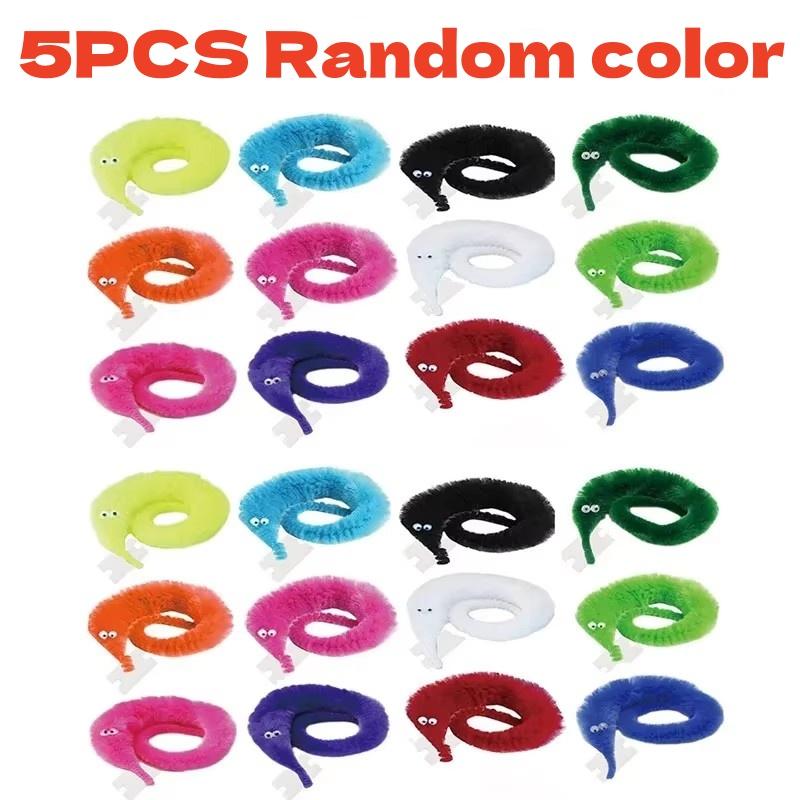 

Magic 5/10/15Pcs Caterpillar Elf Toys For Adults And Children Fun Cat Teasing Prop For Close-Up Stage Performance Pet Teaser
