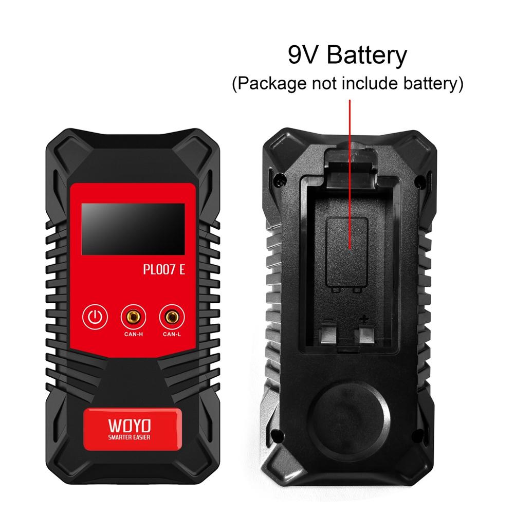 WOYO PL007 E 4.0 Non-contact CAN BUS Tester, Read Baud & ID Data, See Data on PC