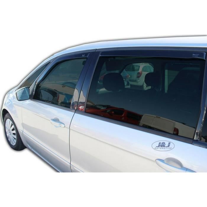 Déflecteurs d'air - J&J AUTOMOTIVE - Ford Galaxy 2006-2015 - Fumé - Acrylique renforcé - Installation facile