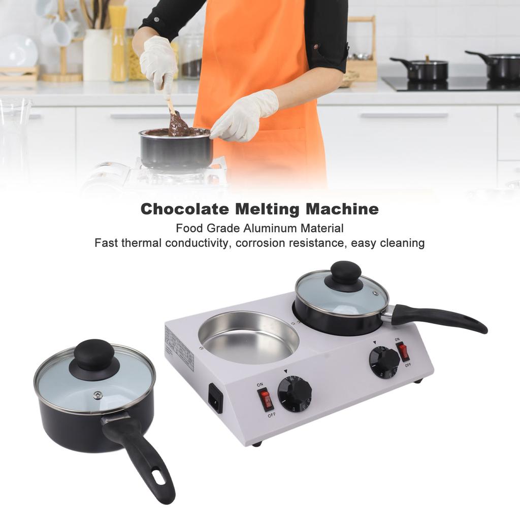 Chocolate Tempering Machine 2  Chocolate Melting Machine Constant Temperature Electric Tempering Pot for Kitchen Baking 80W