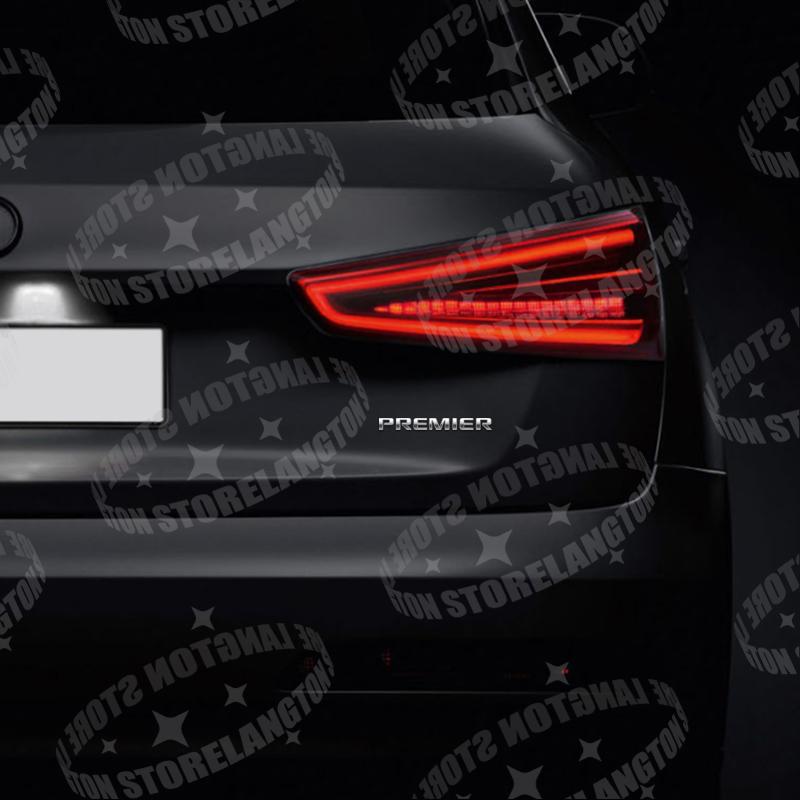 Metal Car Body Premier Letter Emblem 3D Sticker Tail Decals For Chevrolet Blazer Traverse Trailblazer Malibu Suburban Equinox la2