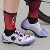 Womens MTB Cycling Shoes Hard Sole Road Bike Lock 5D Colorful Biking Footwear