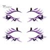 Cosmetic Transfers for Adults 2 Pairs Halloween Eye Tattoo Stickers, Waterproof Temporary Face Decals with Ghostly Decorations Pumpkin Bat Spider Web,
