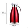 Stainless Steel Pitcher Cold Beverage with Lid Reusable Teapot Jug Tea Dispenser for