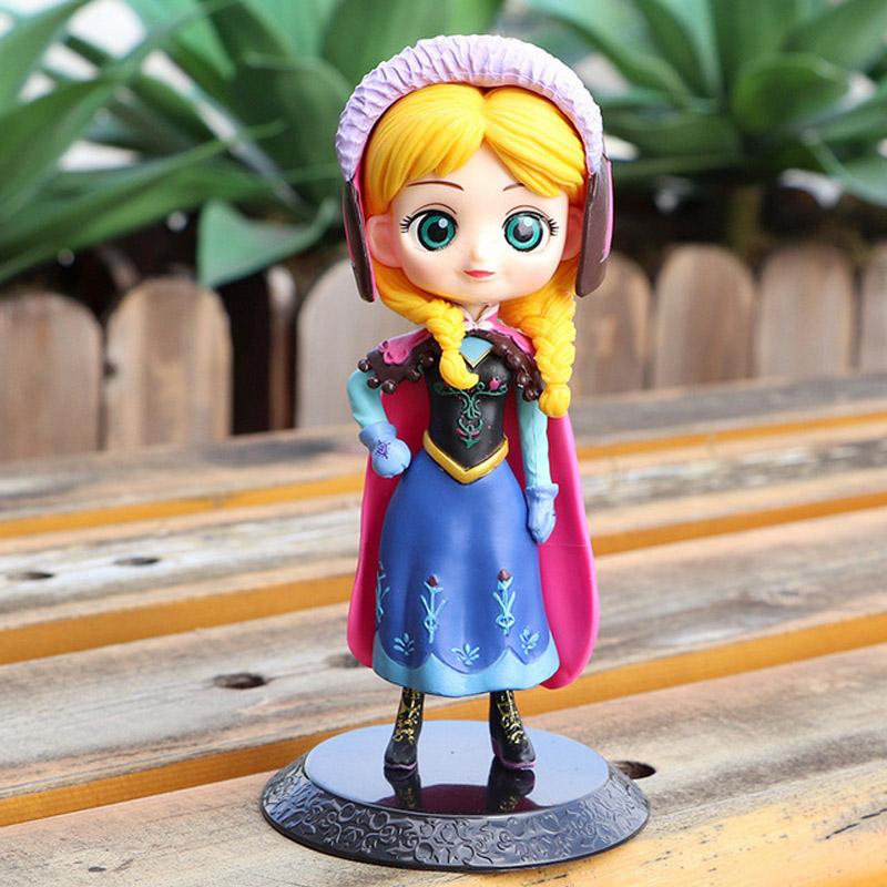 Princess Ariel Rapunzel Cinderella Mermaid Anna Elsa Belle Sofia Snow White Mulan The Little Mermaid Figure Toys Kid Gift