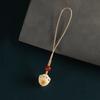 Furry Cute Cartoon Short Phone Charm for Girl Kawaii Cartoon Kitten Keychain Phone Lanyard Earphone Pendant Phone Accessories