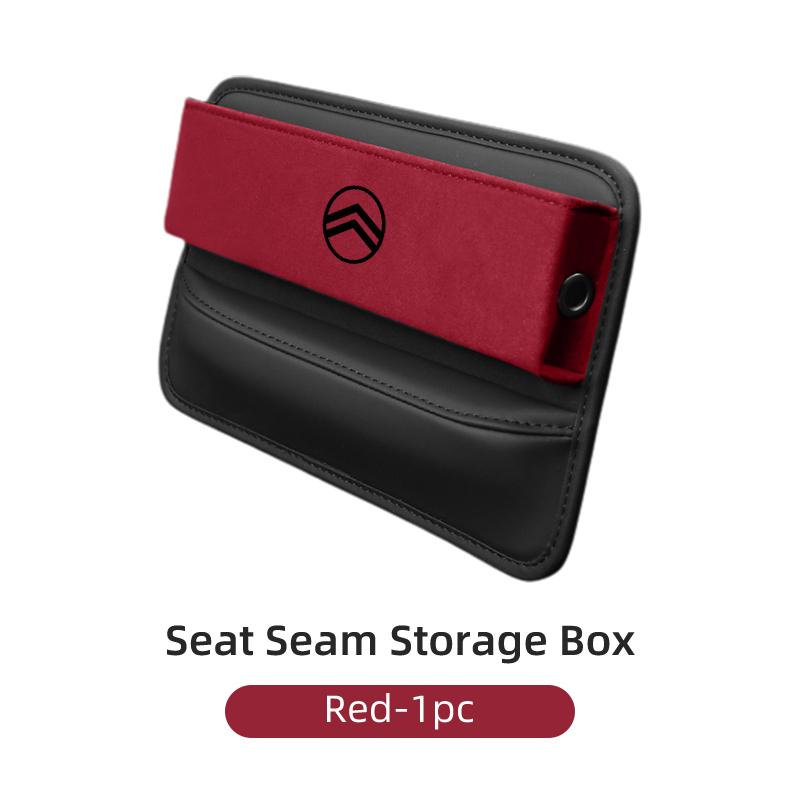 Car Gap Storage Box Suede Leather For Citroen C4 C3 C5 C1 C2 Berlingo Celysee Cactus Picasso Aircross Saxo Grand