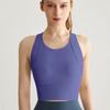 Shockproof Breathable Back Fitness Top With Bra Pads Sports Underwear For Women