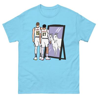 Nikola Jokic a Jamal Murray Zrcadlové GOATs Tričko