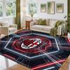 AC Milan Design Crystal Velvet Rug Soft Decorative Mat for Bedroom Entrance