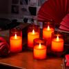 [5-Piece Set] AnnTec LED Candle Lights - These Candle-style LED Candles Come with a Dedicated Remote Control, Adjustable Brightness, Automatic