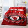 Manchester Customize Text Blanket Lightweight Customizable Blanket Durable Comfort for Office Chair Chair Bedding Sofa for All Occasions