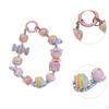 Bag Pendant Doll Accessories Phone Charm with Beads for Kids Adults Children Style A