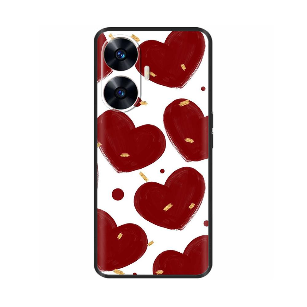 Θήκη Κινητού Για Realme C55 Μόδα Μαλακή Υγρή Σιλικόνη Πλήρης Προστασία Πίσω Κάλυμμα Για Realme Narzo N55 Θήκη C 55 RMX3710 Fundas