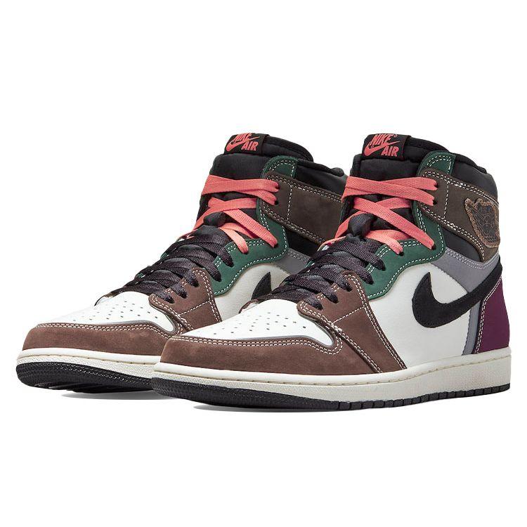 Air Jordan 1 High OG Hand Crafted Unisex Sneakers Multifärg Svart Archaeo-Brun DH3097-001