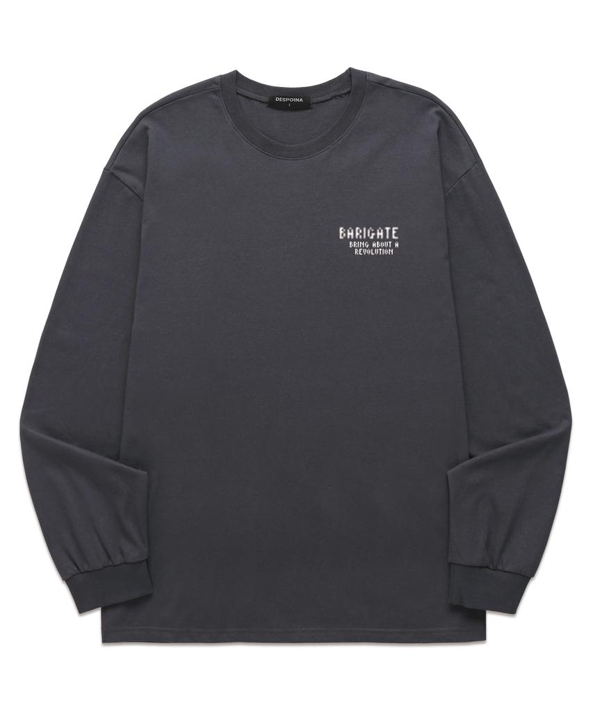 Baligeiteu Spotted Logo Long Sleeve (Bls034) Charcoal
