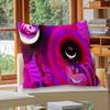 C-Cheshire Cat A-Alice Anime Pillow Cushion Cover Pillowcase Living Room Sofa Home Decor Customized